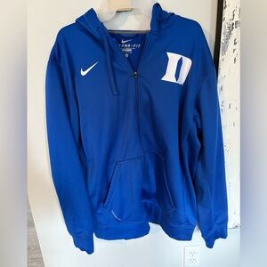 Nike Therma-Fit Duke Zip up Hoodie. Size Large.